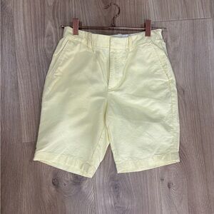 Crewcuts Boys Yellow Dress Shorts Size 12 Chino Easter Spring